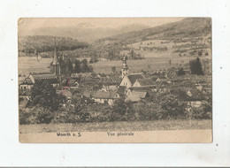 WOERTH S S (BAS RHIN) VUE GENERALE PANORAMIQUE AVEC EGLISE 1919 - Woerth