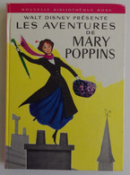 Walt DISNEY - Les Aventures De Mary Poppins Hachette 1965 Nouvelle Bibliothèque Rose N°186 Ill Jean Reschofsky - Biblioteca Rosa