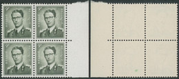 Lunettes (Type Marchand) - N°1073 En Bloc De 4** (un TP Avec Adhérence, MH) + BDF Droit - 1953-1972 Lunettes