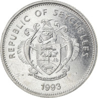 Monnaie, Seychelles, 25 Cents, 1993, British Royal Mint, TTB, Copper-nickel - Seychellen