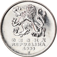 Monnaie, République Tchèque, 5 Korun, 2006, SUP, Nickel Plated Steel, KM:8 - Czech Republic