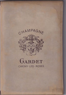 Chigny-Les-Roses (Marne 51) Champagne GARDET - Porte Menu Publicitaire - Champagne & Spumanti