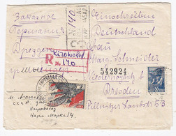 Russland R-Brief Aus KIROWABAD Mit Zensur Nach Niederpoyritz - Briefe U. Dokumente