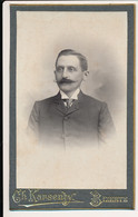 Photographie Ancienne XIXe CDV Portrait  D'un Homme Photographe Karsenty à Bizerte Tunisie - Oud (voor 1900)