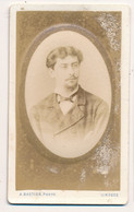 Photographie Ancienne XIXe CDV Portrait  D'un Homme Photographe Bastier à Limoges - Oud (voor 1900)