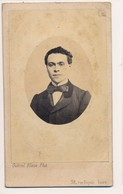 Photographie Ancienne XIXe CDV Portrait  D'un Jeune Homme Photographe Gabriel Blaise à Tours - Oud (voor 1900)
