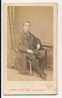 Photographie Ancienne XIXe CDV Portrait  D'un Homme Photographe Gabriel Blaise à Tours - Oud (voor 1900)