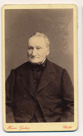 Photographie Ancienne XIXe CDV Portrait  D'un Homme Photographe Henri Galais à Cholet - Oud (voor 1900)