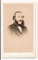 Photographie Ancienne XIXe CDV Portrait  D'un Homme Photographe Perlat à Poitiers - Oud (voor 1900)