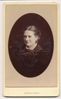 Photographie Ancienne XIXe CDV Portrait D'une Femme Photographe Léopold Dubois Poitiers - Oud (voor 1900)