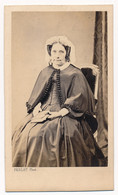Photographie Ancienne XIXe CDV Portrait D'une Femme Photographe Alfred Perlat Poitiers - Oud (voor 1900)