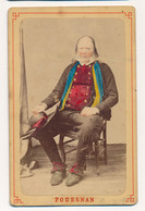 Photographie Ancienne XIXe CDV Costume De Fouesnan Bretagne - Oud (voor 1900)