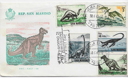 3625   FDC San Marino 1965 Dinosaurios, - FDC