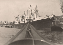 PIERRE CORNIOU * RARE Grde Photo Ancienne * Bateau Cargo Paquebot Commerce Marchande ? SN De L'ouest - Handel