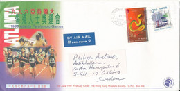 Hong Kong Cover Sent To Sweden 2000 - Lettres & Documents