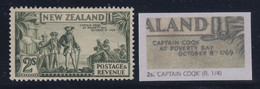 New Zealand, SG 589a, MLH "Captain Coqk" Variety, Perf 13x13.5 - Ongebruikt