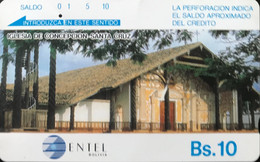 BOLIVIE  -  Phonecard - Tamura  -  ENTEL BOLIVIA  - Iglesia De Concepcion  -  Bs. 10 - Bolivië