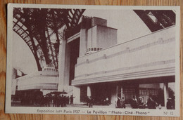 Exposition Internationale Paris 1937 - Le Pavillon " Photo - Ciné - Phono " - Animée - Récompense Scolaire - (n°21045) - Exhibitions