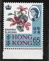 1972 Hong Kong Mnh ** 65 Euros Side Watermark - Ongebruikt