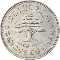 Monnaie, Lebanon, 50 Piastres, 1969, TTB, Nickel, KM:28.1 - Libano