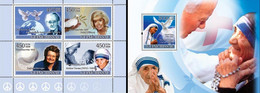 Guinea Bissau 2008, Nobel Prices, Mother Teresa, 4val In BF +BF - Mère Teresa