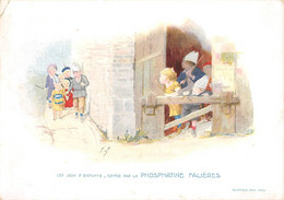 Image  20x14   Cm      Jeux D'enfants (la Guerre) Edités Par Les Phosphatines Falières   (voir Scan) - Sonstige & Ohne Zuordnung