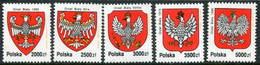 POLAND 1992 History Of The White Eagle MNH / **.  Michel 3420-25 - Unused Stamps