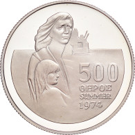 Monnaie, Chypre, 500 Mils, 1976, Proof, FDC, Argent, KM:45a - Cyprus