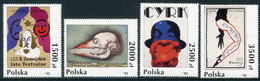 POLAND 1992 Poster Art I MNH / **.  Michel 3405-08 - Nuovi