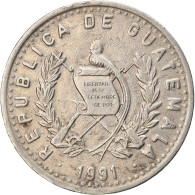 Monnaie, Guatemala, 25 Centavos, 1991, TTB, Copper-nickel, KM:278.5 - Guatemala