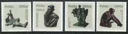 POLAND 1992 Sculptures MNH / **.  Michel 3401-04 - Unused Stamps