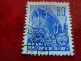 Deutsches Demokratische Republik - Famille - Val  60 - Bleu - Oblitéré - Année 1957 - - Gebraucht