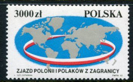 POLAND 1992 Poles Abroad MNH / **.  Michel 3397 - Unused Stamps