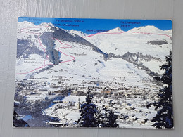 Scuol, Winterpanorama (gelaufen, 2000); #H48 - Scuol