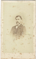 Ancienne Old Photo Carton CDV Portrait Carte De Visite Photographe Artistique Paris Foto Homme Man 19e 19de Eeuw - Non Classés