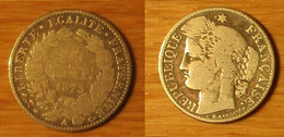 Cérès - 50 Centimes 1873 A - 50 Centimes