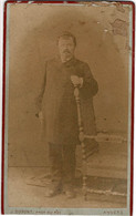 Ancienne Old Photo Carton CDV Portrait Carte De Visite Photographe Dupont Anvers Homme Man Antwerpen Meir 19e Foto - Unclassified