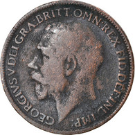 Monnaie, Grande-Bretagne, George V, Farthing, 1916, TB, Bronze, KM:808.1 - B. 1 Farthing