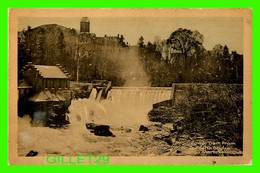 SHERBROOKE, QUÉBEC - POWER DAM FROM DUFFERIN BRIDGE - PHOTOGELATINE ENGRAVING CO LTD - - Sherbrooke