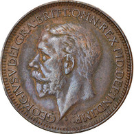 Monnaie, Grande-Bretagne, George V, Farthing, 1930, TB+, Bronze, KM:825 - B. 1 Farthing