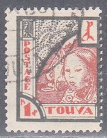 TANNU TUVA  SCOTT NO 15   USED   YEAR  1927 - Toeva