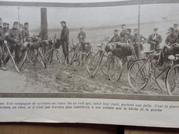 1914 LPDF: Soldats-cyclistes Belges à Furnes, Marie De Nassau, Aviation, Nos Africains, Nogeon, Cuvergnon, Termonde ,etc - French