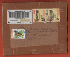 TURCHIA - TURKEY - 2008 - 2 X 70 Mimar Sinan + 1500000 Bird - Registered - Medium Envelope - Viaggiata Da Konyaalti Per - Brieven En Documenten