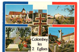 COLOMBEY LES 2  EGLISES --1971--Multivues --(tombe De La Famille De Gaulle , Monument Aux Morts ).....à Saisir - Colombey Les Deux Eglises