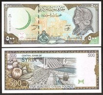 Syria - 500 Pounds 1998 P. 110c UNC Lemberg-Zp - Syria
