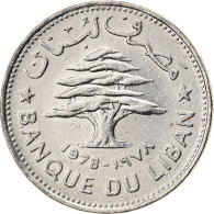 Monnaie, Lebanon, 50 Piastres, 1978, TTB, Nickel, KM:28.1 - Líbano