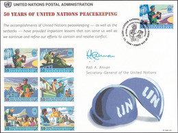 UNO NEW YORK 1998 Mi-Nr. 52 Erinnerungskarte - Souvenir Card - Covers & Documents