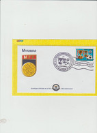 Myanmar 2004 - FDC Ufficiale FIFA X Il Centenario 5.5.2004 - Used Stamps