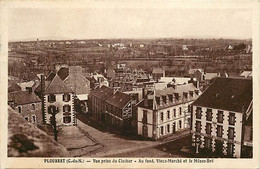 -dpts Div-ref-AW639- Côte Du Nord - Plouaret - Vue Prise Du Clocher - Au Fond Vieux Marché Et Menez Bré - - Plouaret