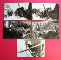 28 Hameau De Chavannes Lèves Chartres RARE 26-4-1930 Crash Avion Goliath 5 Carte-photos Sans éditeur Voir Dos - Lèves